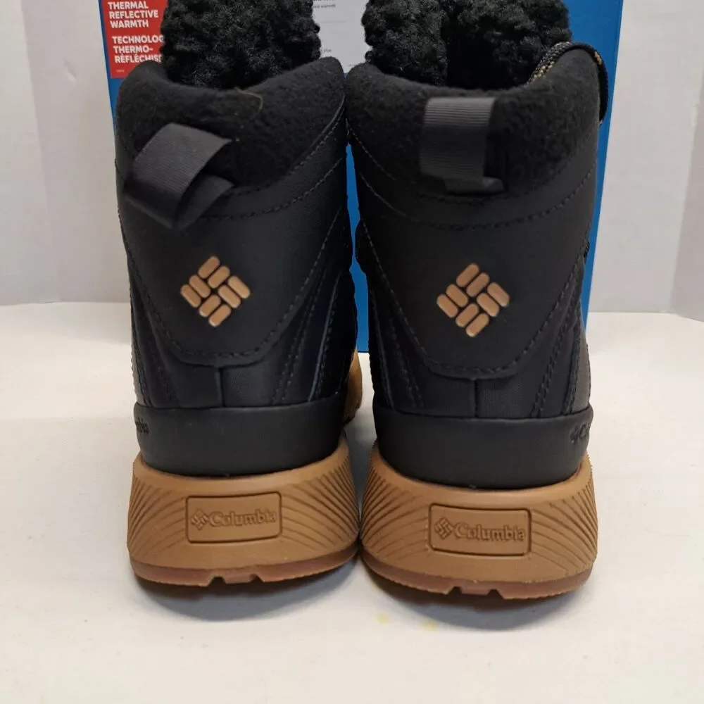 Columbia Red Hills Omni Heat Women’s Size 6.5 Black Winter/Snow Boots